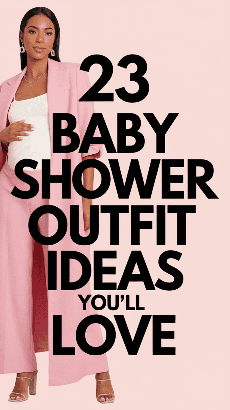 Baby shower outfit ideas