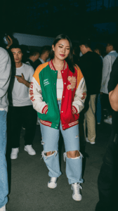 Varcity Jacket Rapper Type 35 Rap Concert Outfit Ideas For Every Venue To Rock Your Style Effortlessly